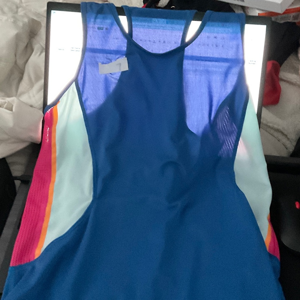 Fila Blue Multicolor Tank Top